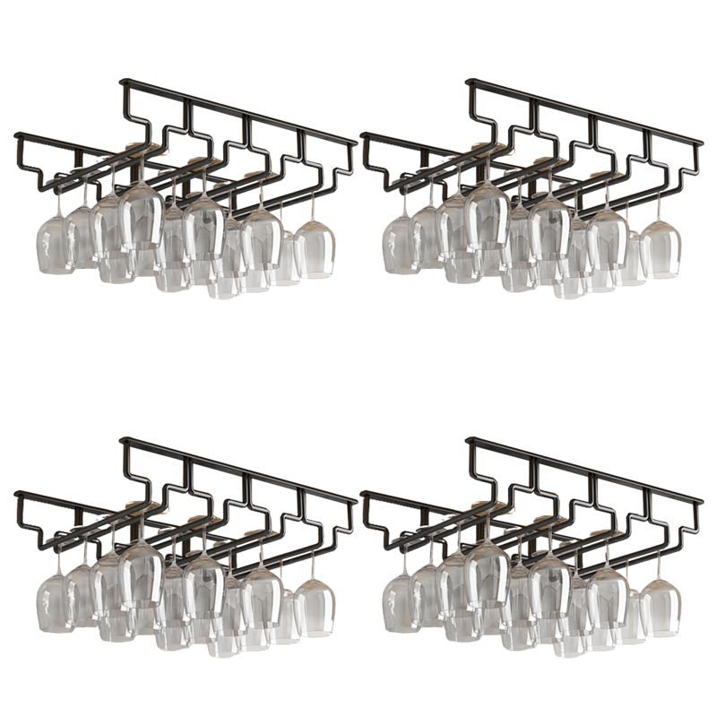 Contemporary Metal Glass & Stemware Holder Hanging Wine Glass Rack