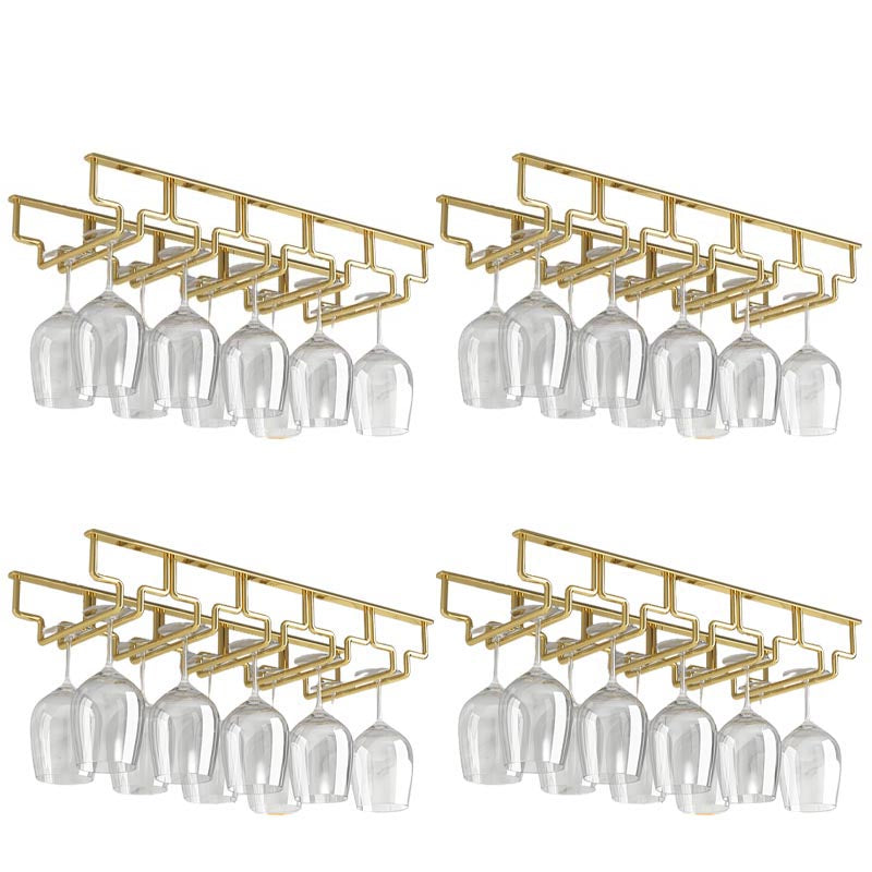 Contemporary Metal Glass & Stemware Holder Hanging Wine Glass Rack