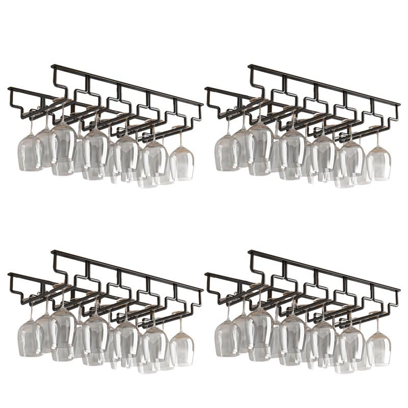 Contemporary Metal Glass & Stemware Holder Hanging Wine Glass Rack