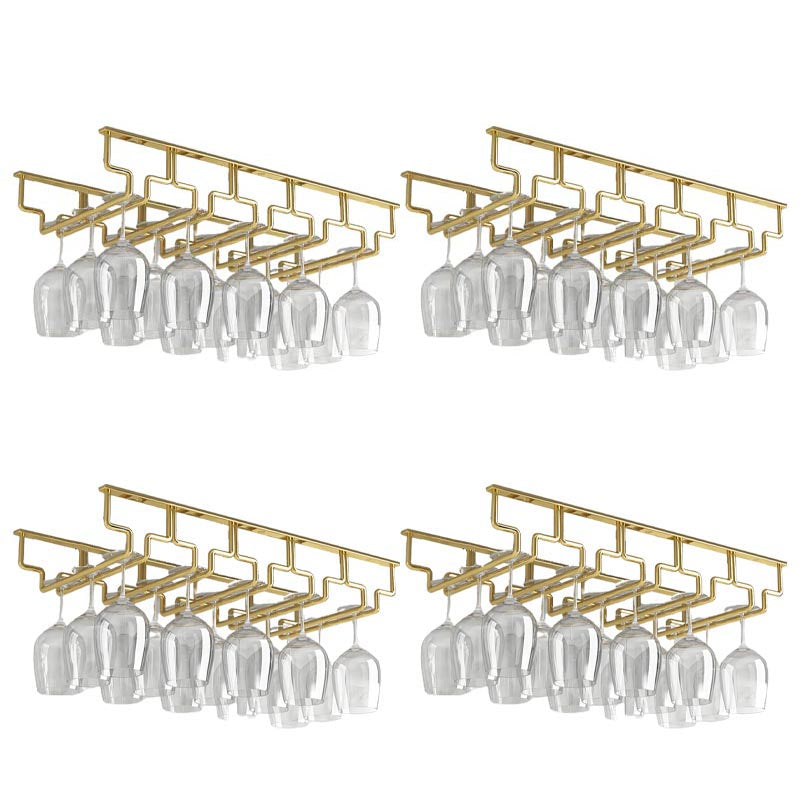 Contemporary Metal Glass & Stemware Holder Hanging Wine Glass Rack