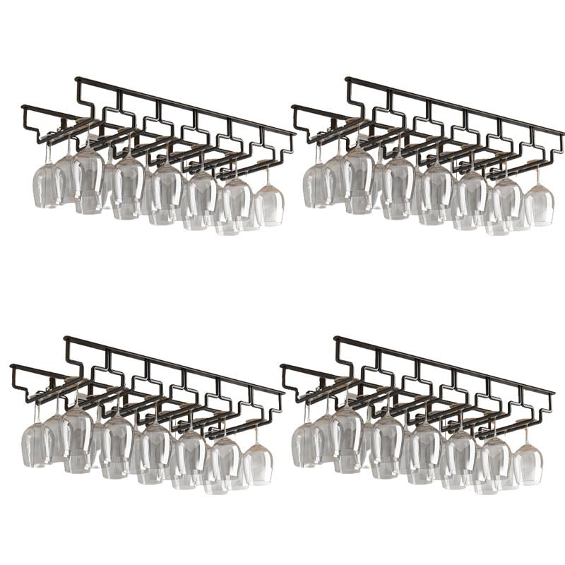 Contemporary Metal Glass & Stemware Holder Hanging Wine Glass Rack