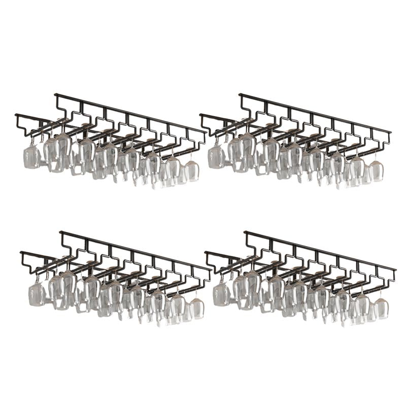 Contemporary Metal Glass & Stemware Holder Hanging Wine Glass Rack