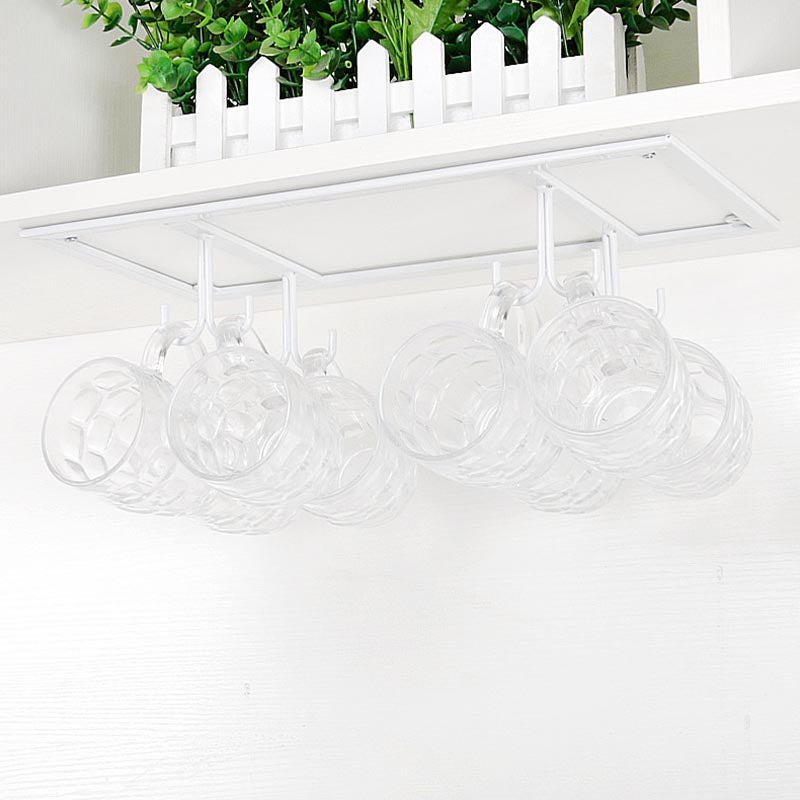 Metal Hanging Glass & Stemware Holder Modern Wine Glass Rack