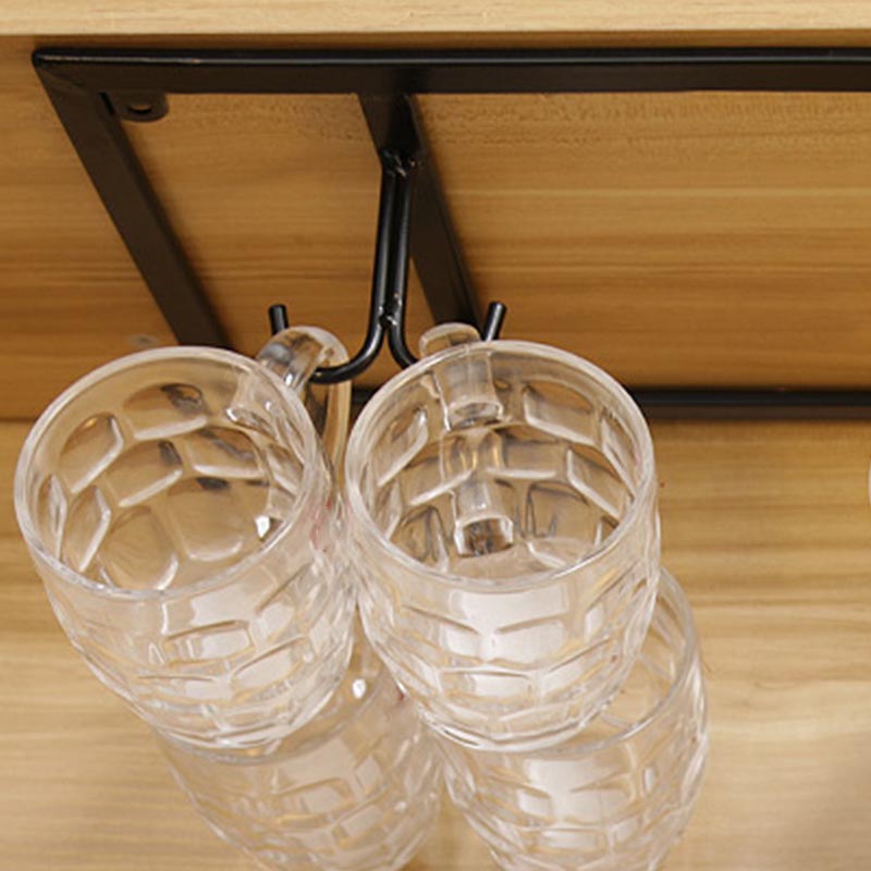 Metal Hanging Glass & Stemware Holder Modern Wine Glass Rack