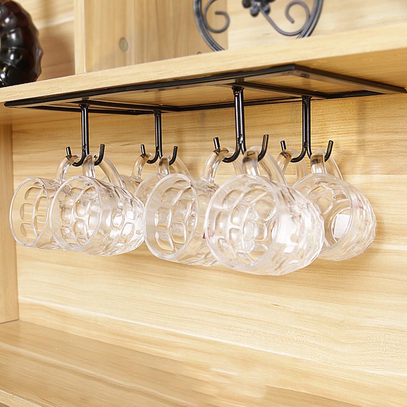 Metal Hanging Glass & Stemware Holder Modern Wine Glass Rack