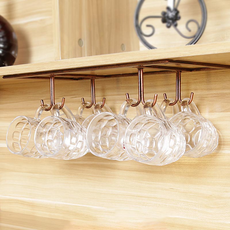 Metal Hanging Glass & Stemware Holder Modern Wine Glass Rack