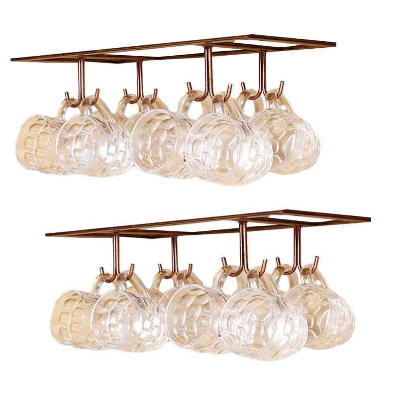 Metal Hanging Glass & Stemware Holder Modern Wine Glass Rack