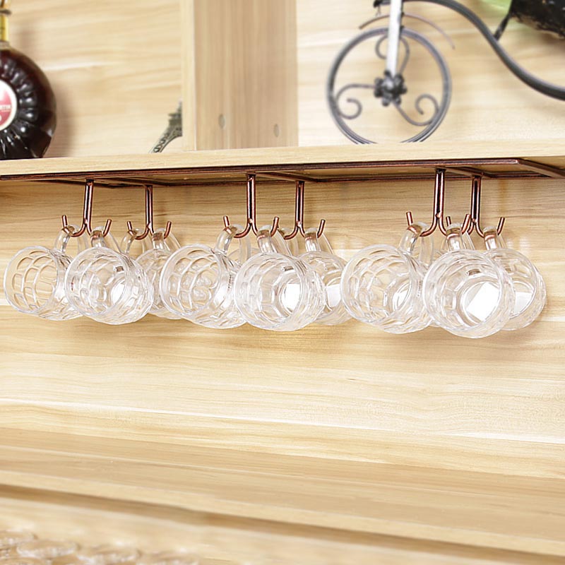 Metal Hanging Glass & Stemware Holder Modern Wine Glass Rack