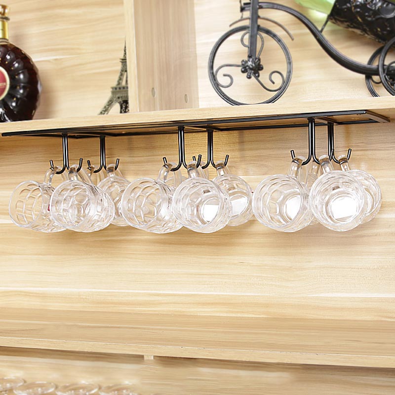 Metal Hanging Glass & Stemware Holder Modern Wine Glass Rack