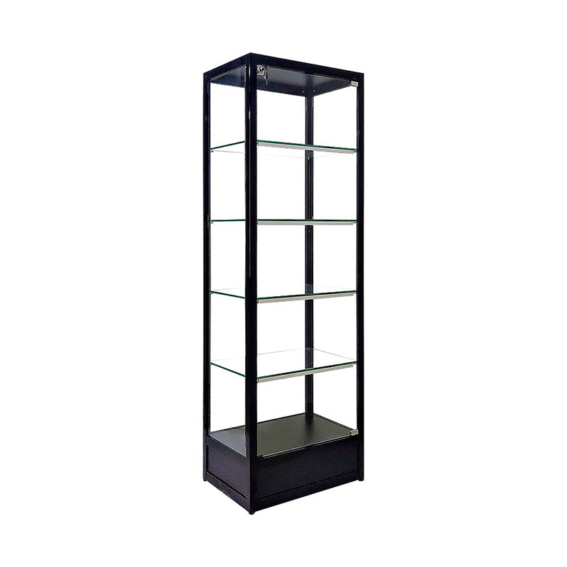 Modern Curio Cabinets Glass Display Cabinet with Locking Doors