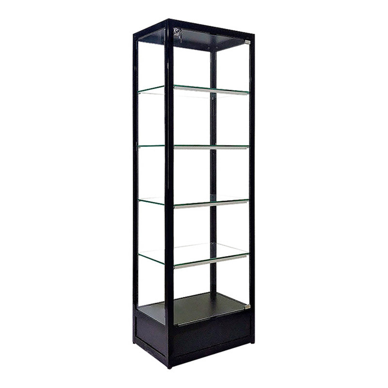 Modern Curio Cabinets Glass Display Cabinet with Locking Doors