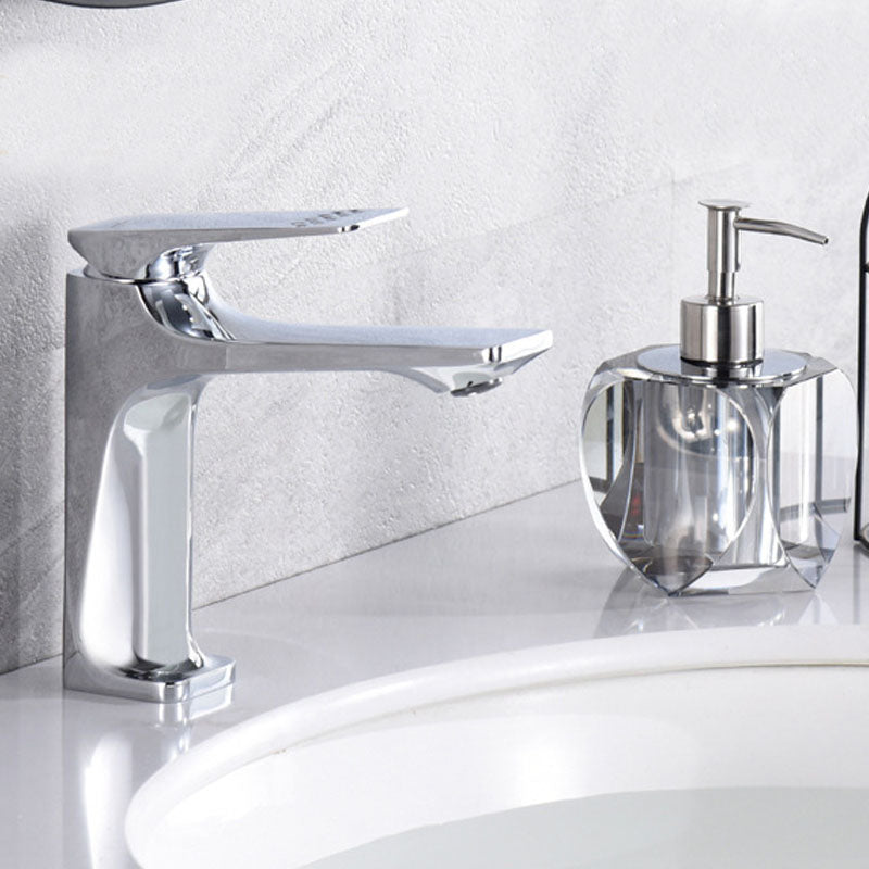 Glam Centerset Faucet Pure Color Basin Lavatory Faucet for Bathroom