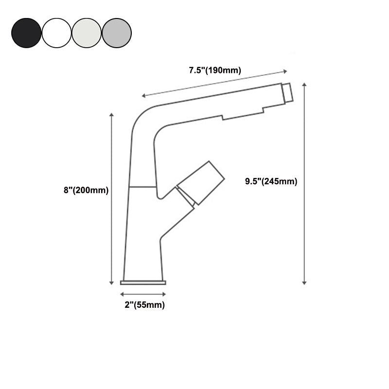 Contemporary Style Faucets Widespread Knob Handles Faucets for Bathroom