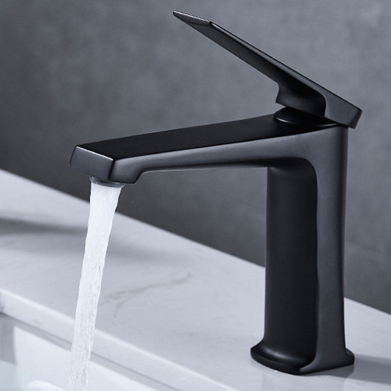 Modern Vessel Sink Faucet Lever Handle Copper Low Arc Vessel Faucet