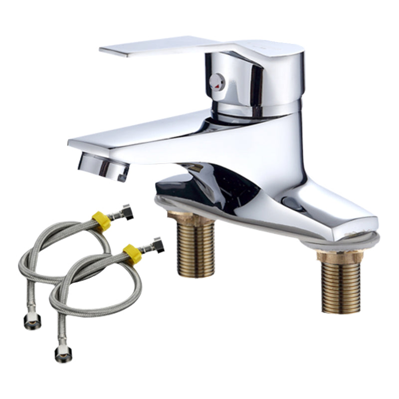 1or2-Handle Brushed Nickel Widespread Faucet 2 Hole Centerset Bathroom Sink Faucet