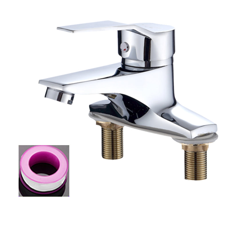 1or2-Handle Brushed Nickel Widespread Faucet 2 Hole Centerset Bathroom Sink Faucet