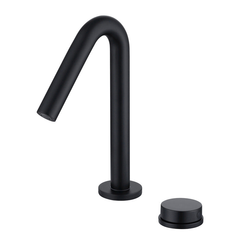 Circular 1-Handle Bathroom Faucet 2 Hole Wide Spread Bathroom Faucet