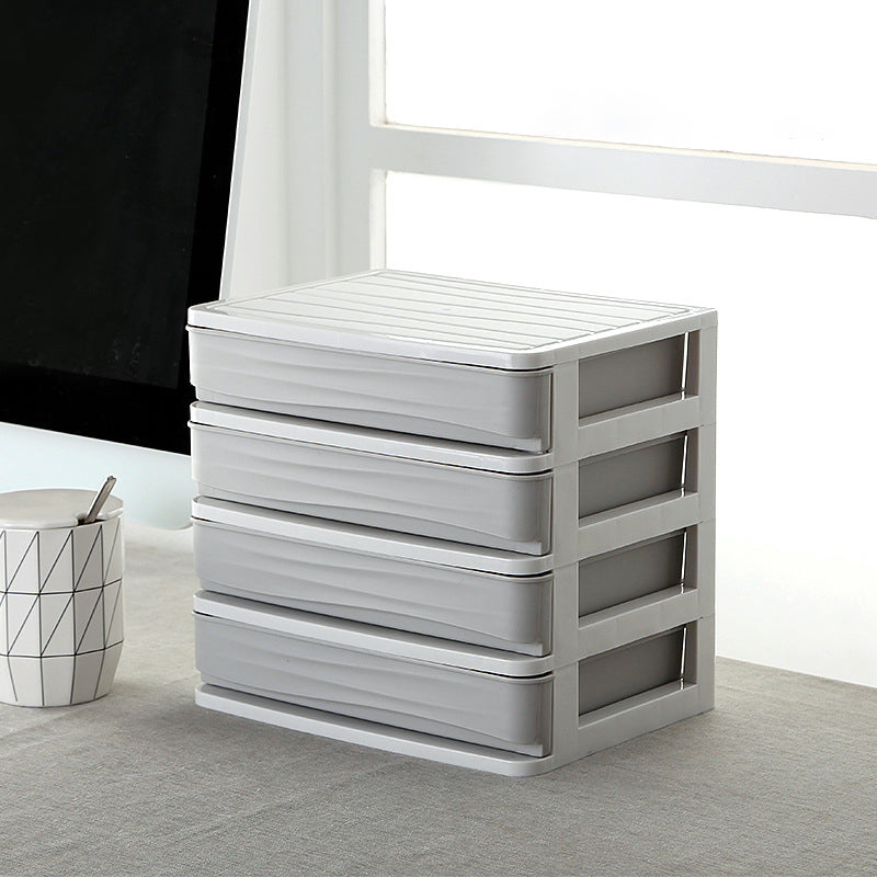 Modern Plastic Cabinet with Drawers Vertical Filing Cabinet for Office