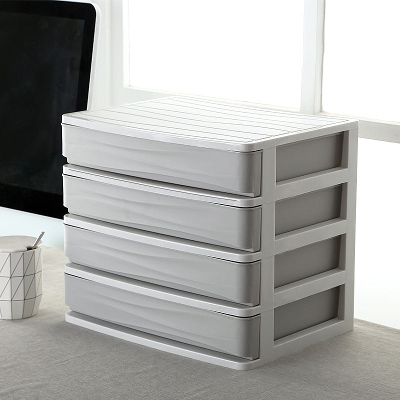 Modern Plastic Cabinet with Drawers Vertical Filing Cabinet for Office