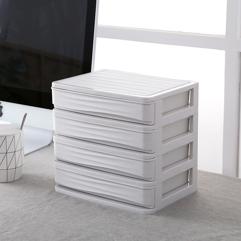 Modern Plastic Cabinet with Drawers Vertical Filing Cabinet for Office