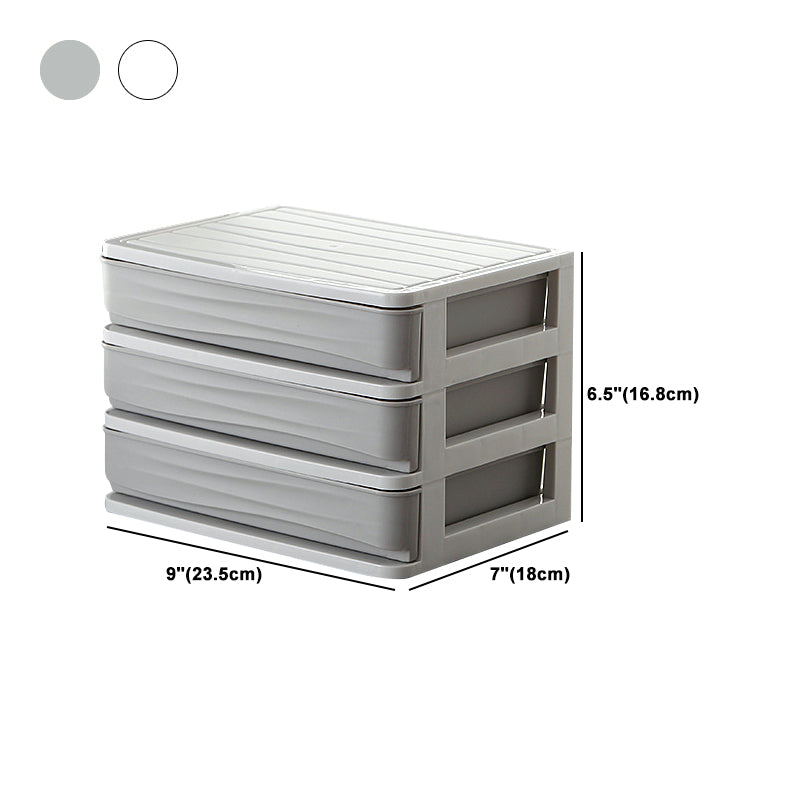 Modern Plastic Cabinet with Drawers Vertical Filing Cabinet for Office