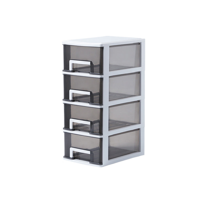 Drawers File Cabinet Plastic Home or Office Modern Vertical File Cabinet