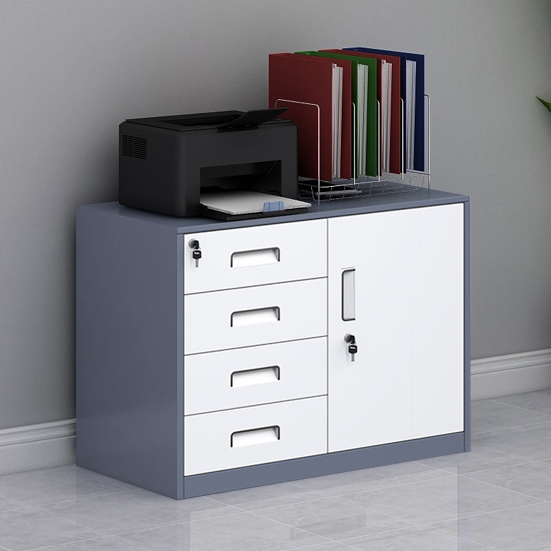 Contemporary Style Lateral Filing Cabinet Metal Filing Cabinet with Locking Storage