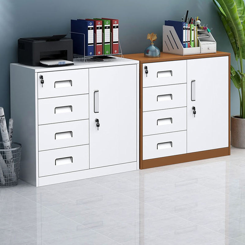 Contemporary Style Lateral Filing Cabinet Metal Filing Cabinet with Locking Storage