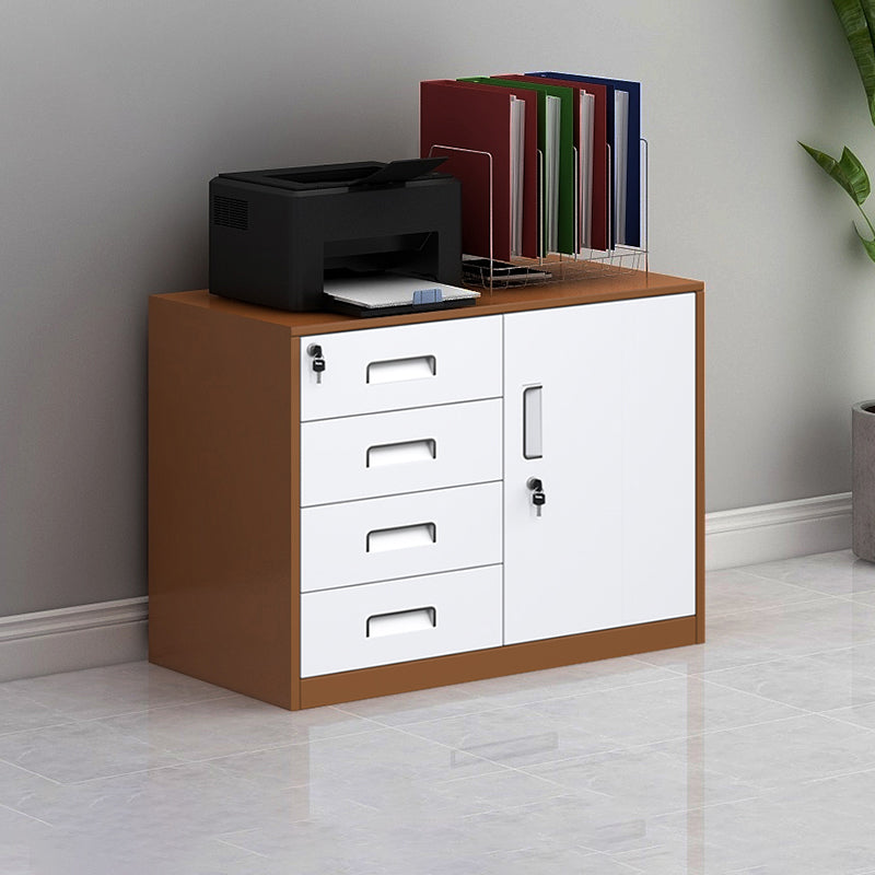 Contemporary Style Lateral Filing Cabinet Metal Filing Cabinet with Locking Storage