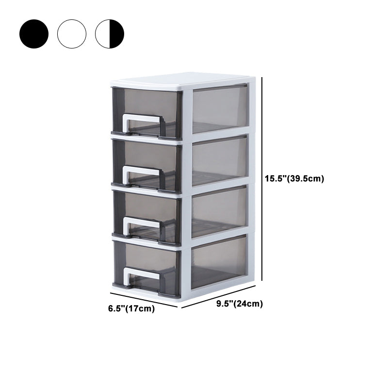 Plastic File Cabinet Vertical Home or Office File Cabinet with Drawers