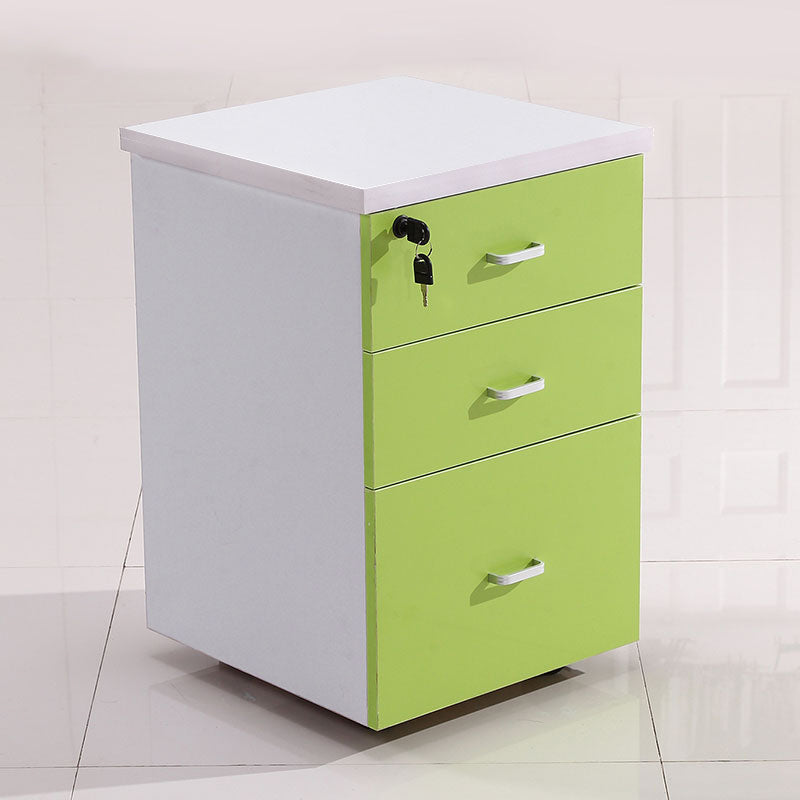 Modern Style Vertical Filing Cabinet Wood Filing Cabinet with Locking Storage