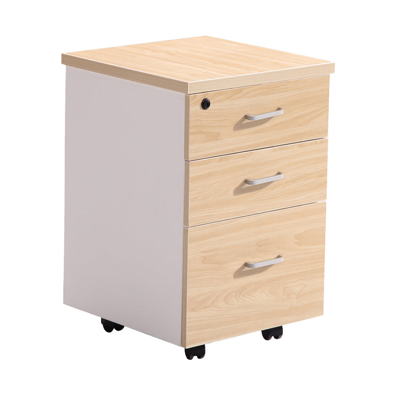 Modern Style Vertical Filing Cabinet Wood Filing Cabinet with Locking Storage