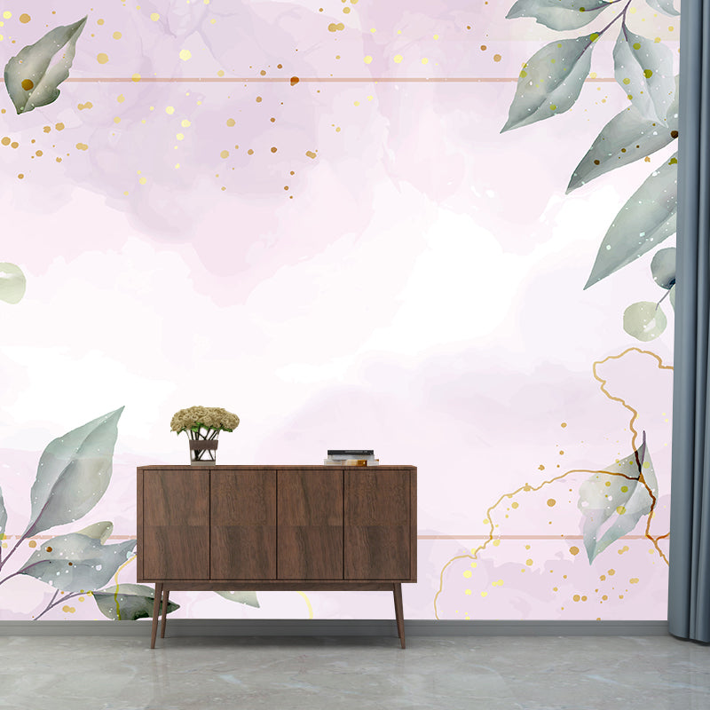 Environmental Illustration Mural Wallpaper Plant Decoration Indoor Wall Mural