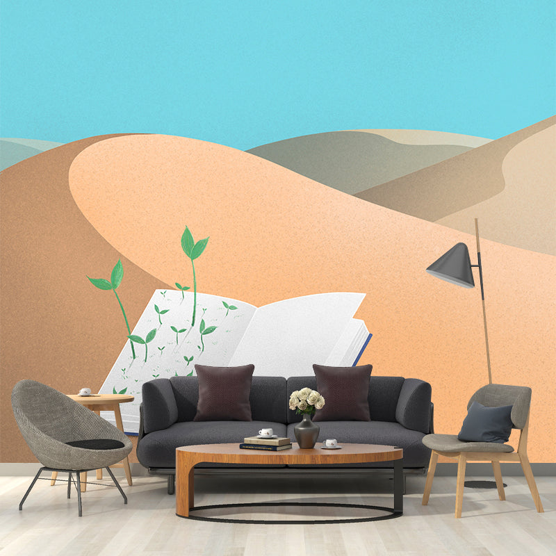 Environment Friendly Mural Wallpaper Creative Illustration Living Room Wall Mural