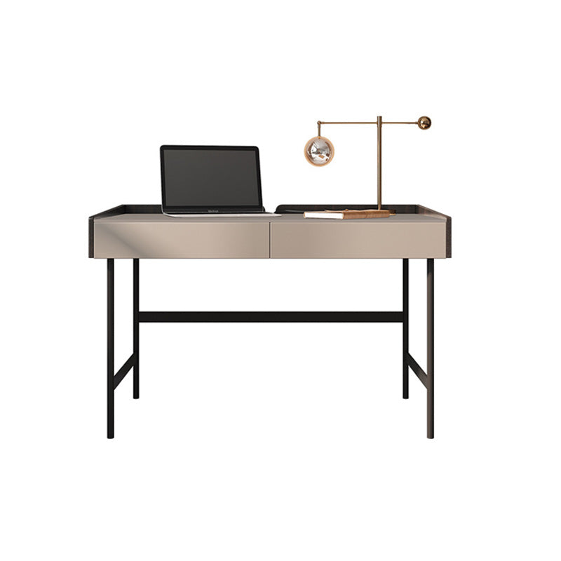 Contemporary Marble Computer Desk for Home 20"W X 30"H Desk with Drawer