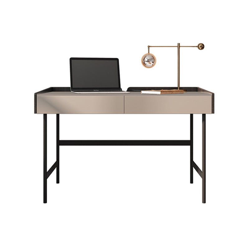 Contemporary Marble Computer Desk for Home 20"W X 30"H Desk with Drawer