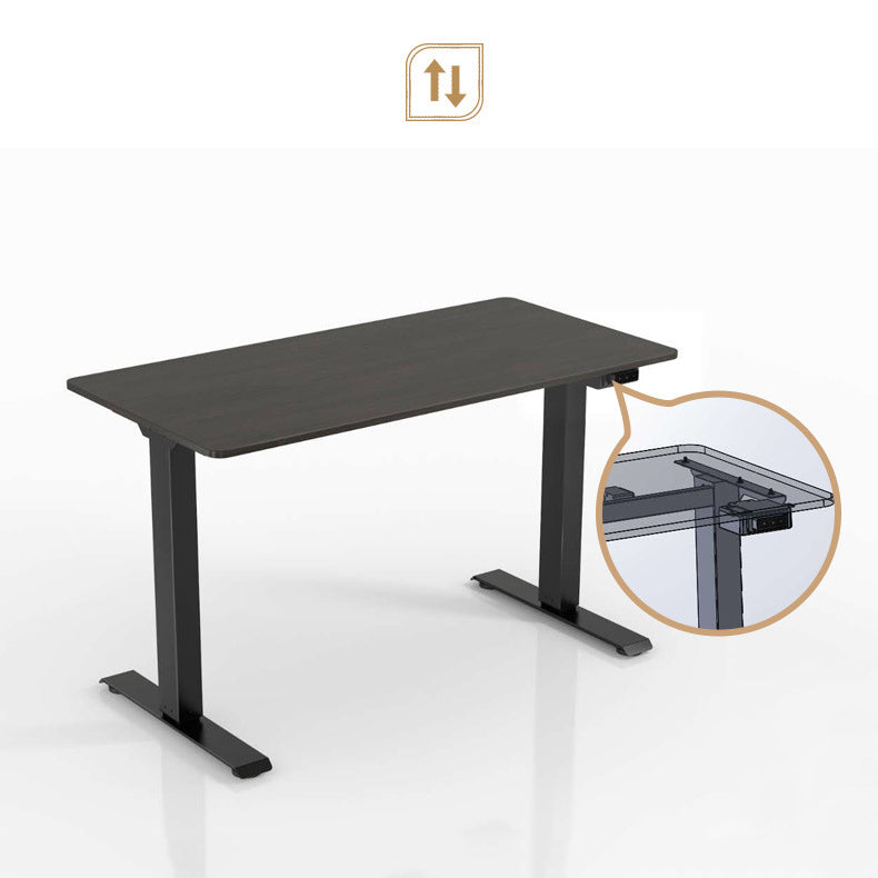 Contemporary Wooden Writing Desk 47.6"H Adjustable Desk for Home