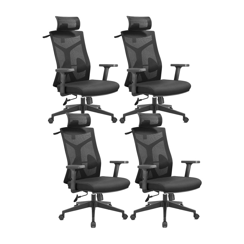 Modern Desk Chair Mesh Computer Chair Ergonomic Office Chair in Black/Gray