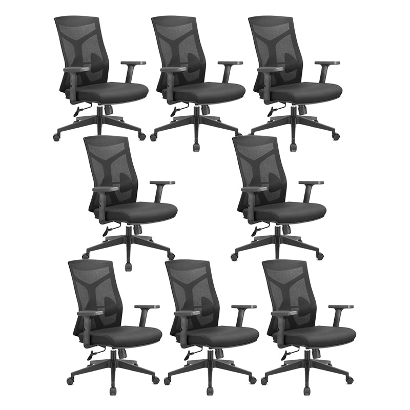 Modern Desk Chair Mesh Computer Chair Ergonomic Office Chair in Black/Gray