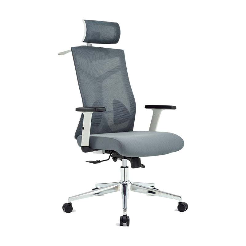 Modern Desk Chair Mesh Computer Chair Ergonomic Office Chair in Black/Gray