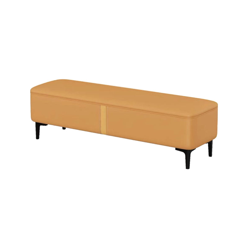 47.2"L Upholstered Seating Bench Cushioned Entryway and Bedroom Bench with Legs