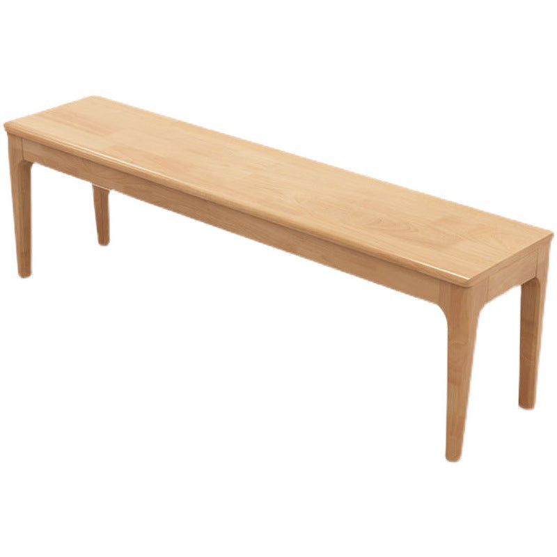 13.8 Inch Wide Seating Bench Modern Solid Wood Bench with Legs