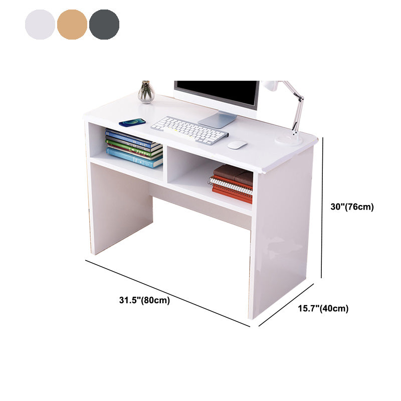 Parsons Modern Computer Desk Rectangular Solid Wood Writing Desk