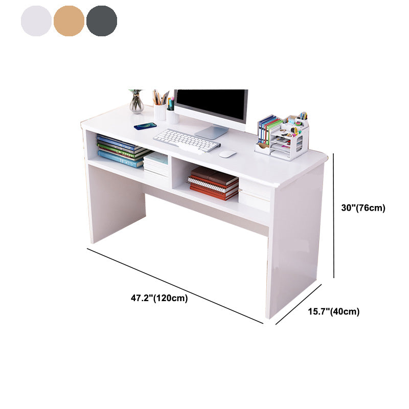 Parsons Modern Computer Desk Rectangular Solid Wood Writing Desk