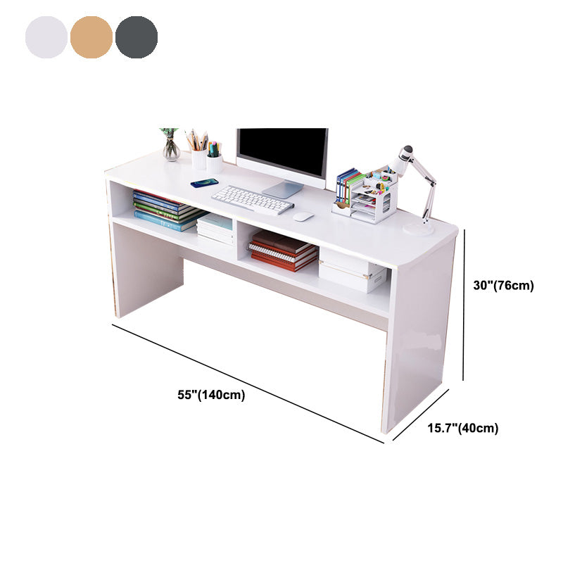 Parsons Modern Computer Desk Rectangular Solid Wood Writing Desk