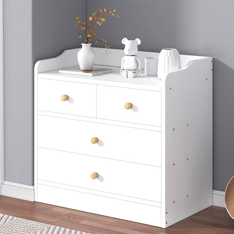 Modern Wooden Accent Chest with Drawers Scratch Resistant Chest