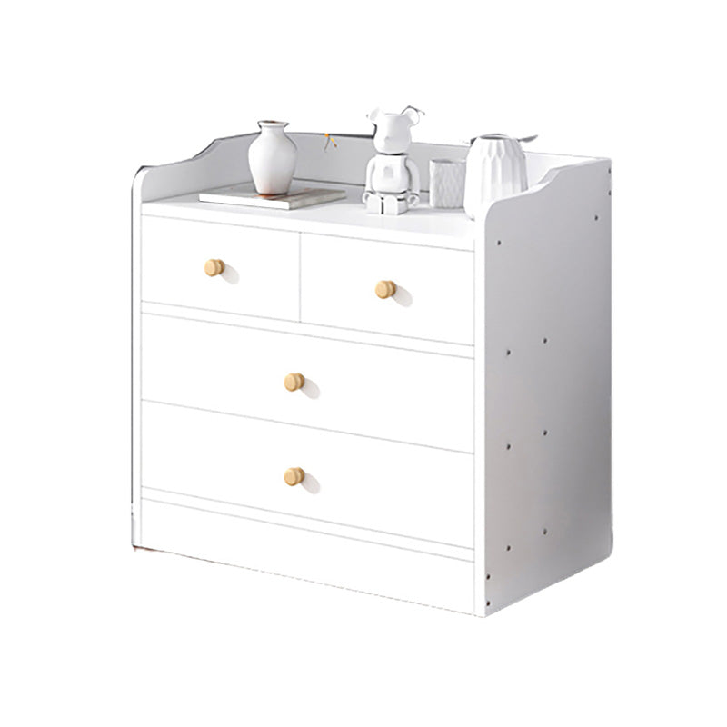 Modern Wooden Accent Chest with Drawers Scratch Resistant Chest