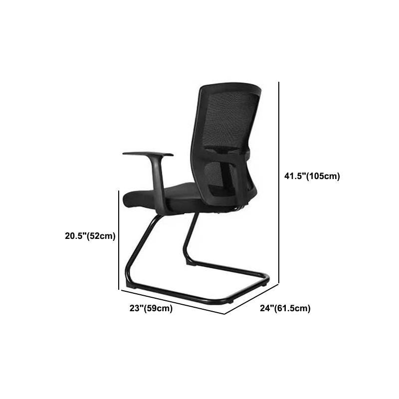 23"W Contemporary Arm Chair Breathable AirGrid Upholstered Desk Chair