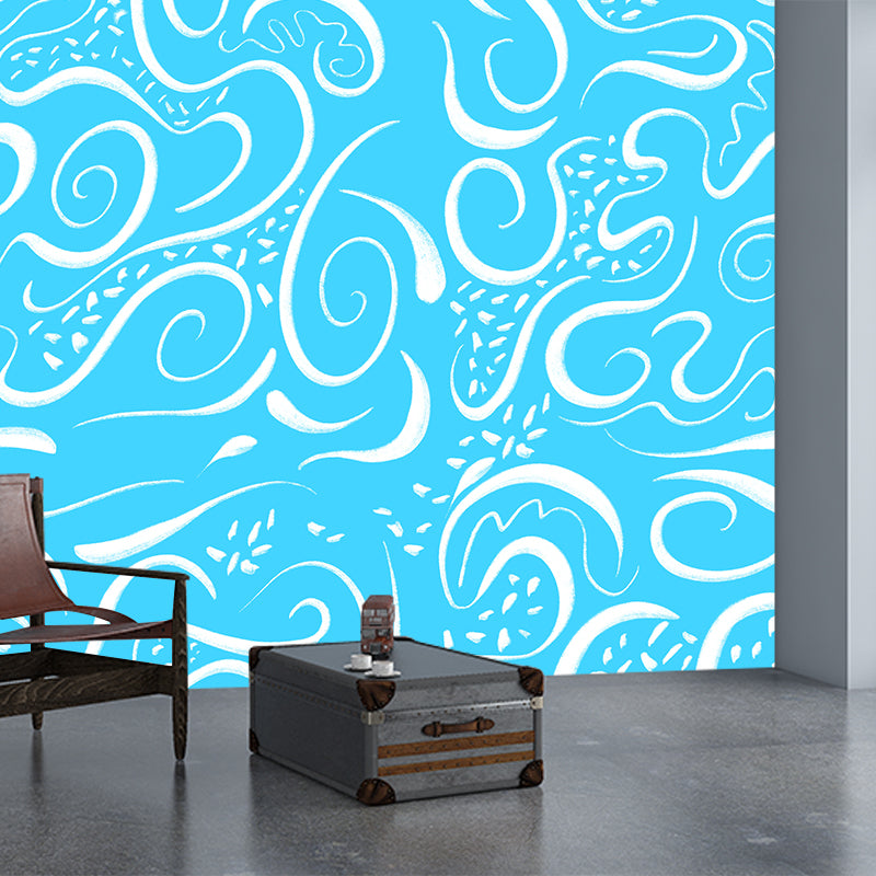 Decorative Illustration Mural Wallpaper Vine Pattern Indoor Wall Mural