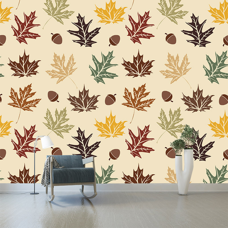 Plant Decoration Mural Wallpaper Environment Friendly Living Room Wall Mural